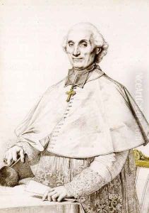 Monsignor Gabriel Cortois de Pressigny by Jean Auguste Dominique Ingres