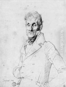 Portrait of a Man, possible Edmé Bochet by Jean Auguste Dominique Ingres