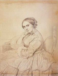 Madame Jean Auguste Dominique Ingres, born Delphine Ramel by Jean Auguste Dominique Ingres