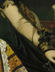 Madame Jacques-Louis Leblanc, née Françoise Poncelle [detail] 2 by Jean Auguste Dominique Ingres