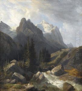 Well- Und Wetterhorn Von Rosenlaui Aus