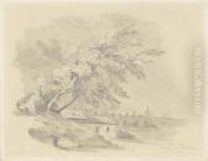 Landscape Study. by Alexandre Calame
