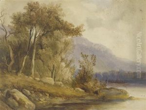 Costal Landscape With Sailing Boats.