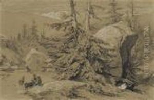 Paarlandschaften Im Gebirge by Alexandre Calame