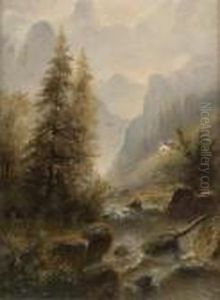 Torrent En Foret by Alexandre Calame