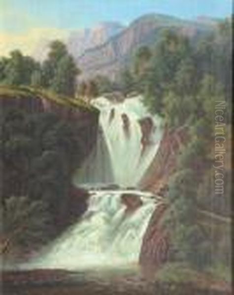 Der Schreienbachfall Im Lindthal - view 1