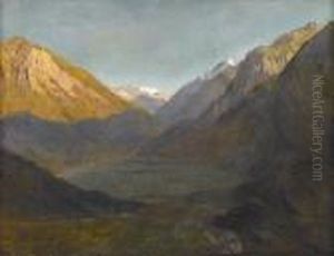 An Der Grimsel. by Alexandre Calame