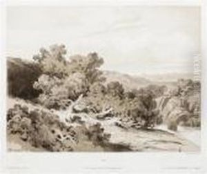 Pins Rampants Des Alpes by Alexandre Calame