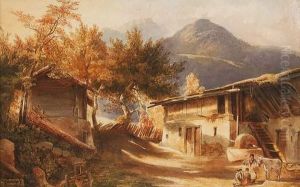 Maison Prise A Saint-jeoire by Alexandre Calame