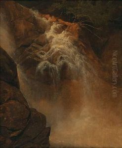 La Cascade by Alexandre Calame