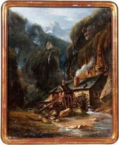 Il Vecchio Mulino by Alexandre Calame