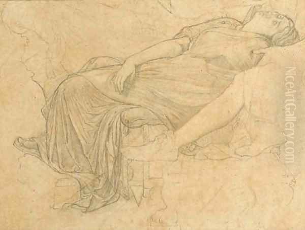 Octavia swooning, supported by Augustus for Tu Marcellus Eris - view 1