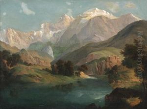 Sommerliche Hochgebirgslandschaft Mit See