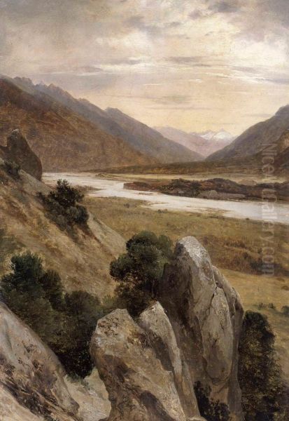 Mountainous Riverscape - view 1