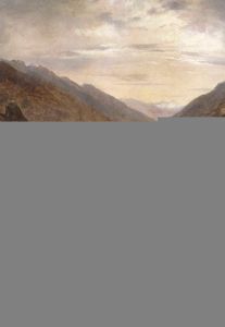 Mountainous Riverscape by Alexandre Calame