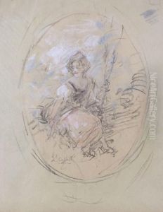 La Jeune Bergere by Antoine Calbet