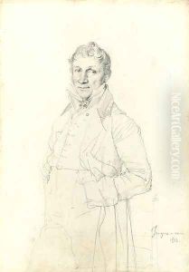 Portrait of a gentleman, believed to be Charles-Bernardin-Ghislain Coppieters-Stochove, three-quarter-length, by a chair