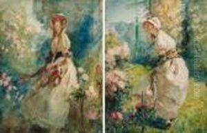 Jeunes Elegantes by Antoine Calbet