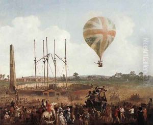 George Biggins' Ascent in Lunardi' Balloon 1785