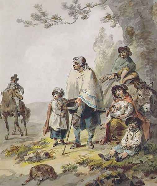 A Gypsy Family - view 1