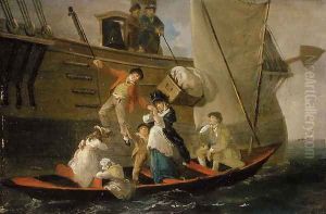 A Married Sailors Adieu by Julius Caesar Ibbetson