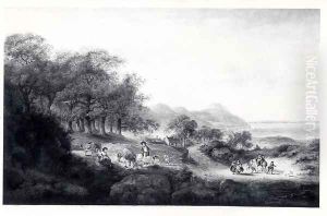 Distant View of Anglesea by Julius Caesar Ibbetson