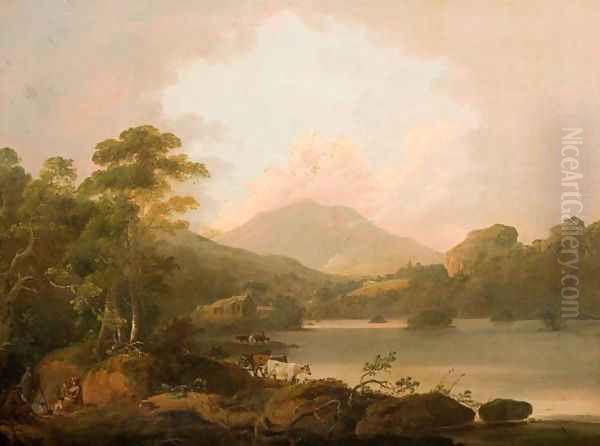 Landscape by Lakeside - view 1