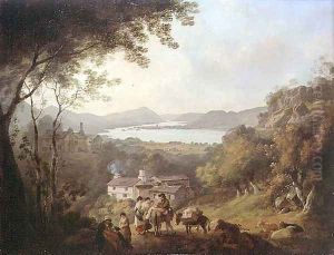 Windermere from Troutbeck by Julius Caesar Ibbetson