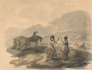 Haymaking by Julius Caesar Ibbetson