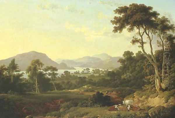 Lake Ullswater from Gowbarrow Park - view 1