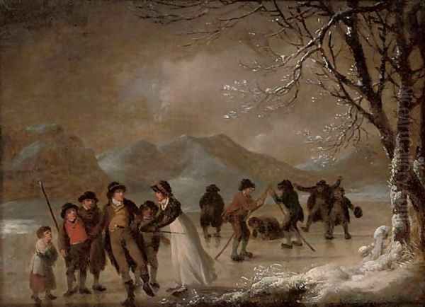 Skating in the Lake District - view 1