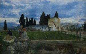 Springtime in Spain, near Gordella by John William Inchbold