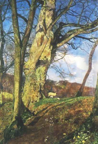 A Study In March (In Early Spring) - view 1