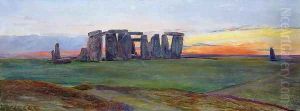 Stonehenge by John William Inchbold