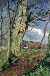 In Early Spring A Study in March by John William Inchbold