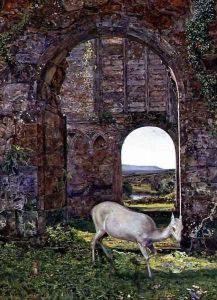 The White Doe of Rylstone by John William Inchbold