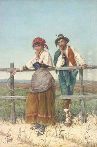 Courtship, the Roman Campagna by Filippo Indoni