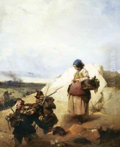 La Vivandiera by Domenico Induno