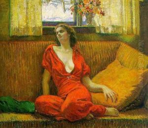 Lady in Red 1932 by Wilson Henry Irvine