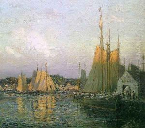 Evening in the Harbor 1910 by Wilson Henry Irvine