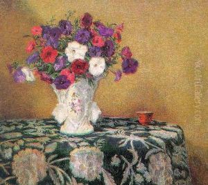 Still Life with Petunias 1932 by Wilson Henry Irvine