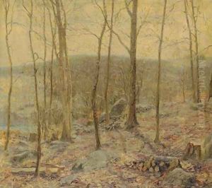 Wooded Landscape by Wilson Henry Irvine