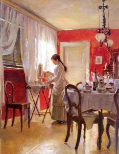 The Dining Room by Peter Vilhelm Ilsted