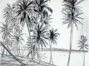 Mossuril Mozambique by Alexander Evgenevich Iacovleff