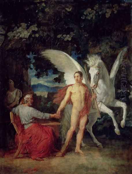 Bellerophon Leaving to Fight the Chimera - view 1