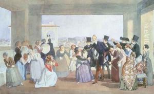 October Celebration in Rome by Alexander Ivanov