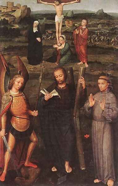 Archangel St Michael, St Andrew and St Francis of Assisi - view 1