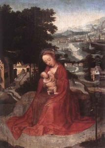 Rest during the Flight to Egypt by Adriaen Isenbrandt (Ysenbrandt)