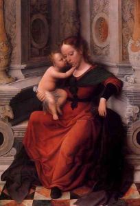 Virgin and Child by Adriaen Isenbrandt (Ysenbrandt)
