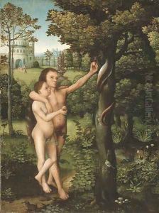 The Temptation by Adriaen Isenbrandt (Ysenbrandt)